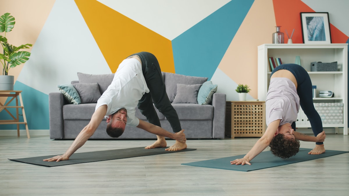 Stretching övning Forward Fold